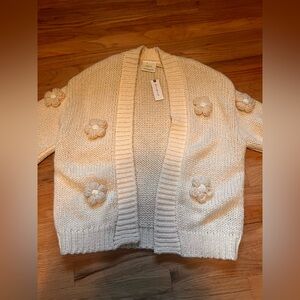 Maeve Susannah 3D Flower Cardigan Serater NWT
